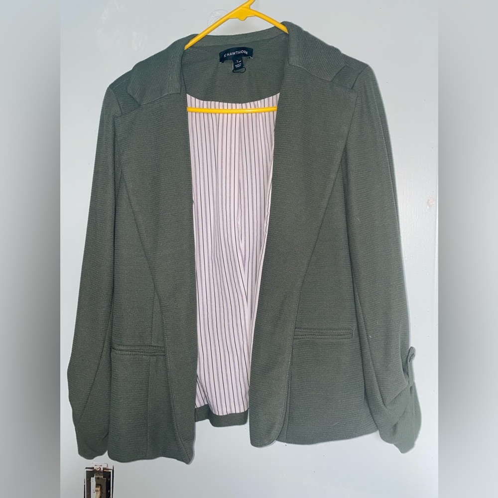 Hawthorn 41 blazer sage color sz lg